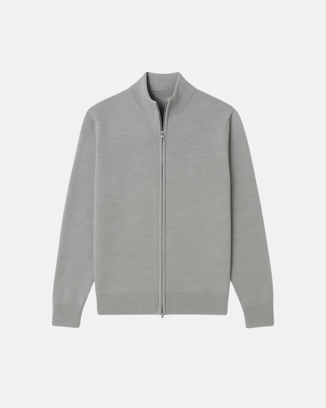 Womens Knit Blend Cardigan Slim Fit Smooth Layering - BritishMode
