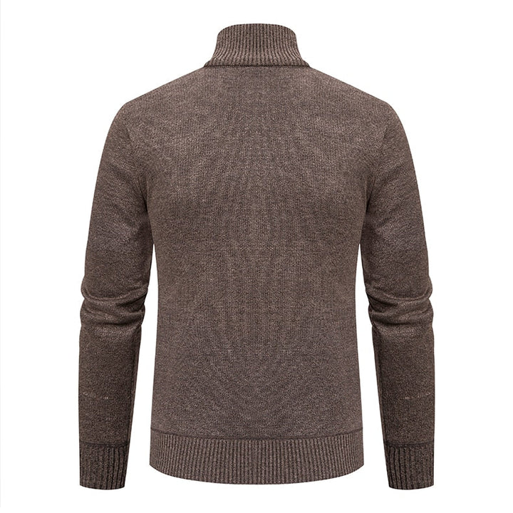 Womens Mid-Length Cardigan Open Front Button Closure