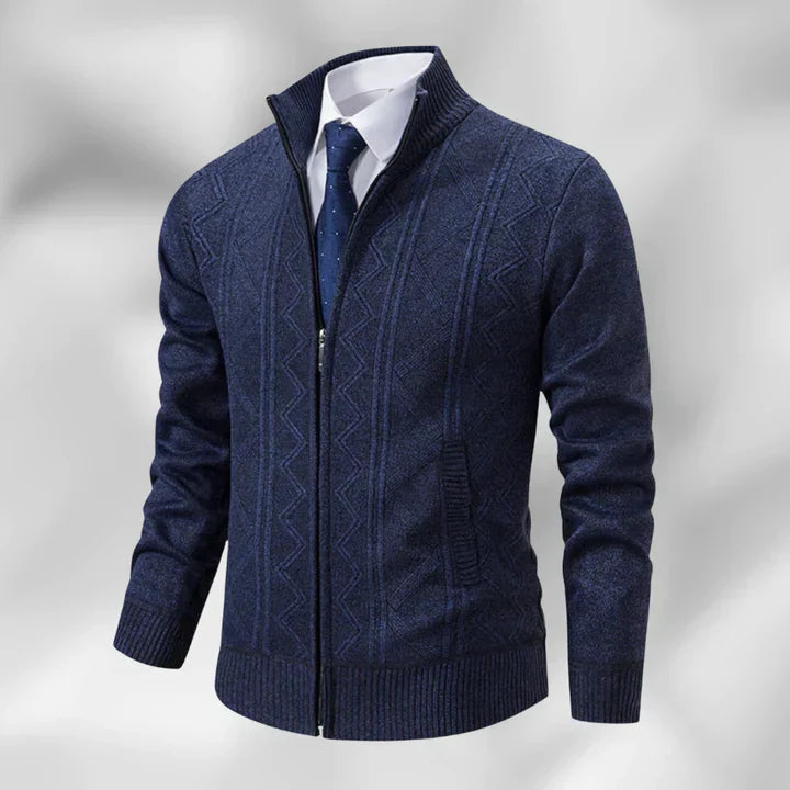 Womens Mid-Length Cardigan Open Front Button Closure