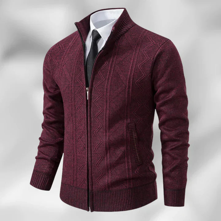 Womens Mid-Length Cardigan Open Front Button Closure