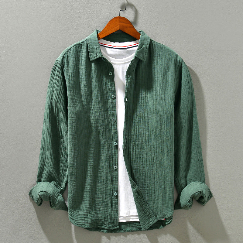 Mens Casual Shirt Lightweight Breathable Relaxed Fit