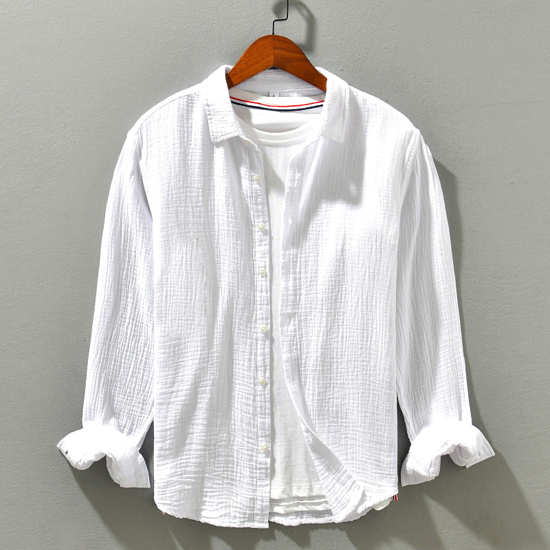 Mens Casual Shirt Lightweight Breathable Relaxed Fit