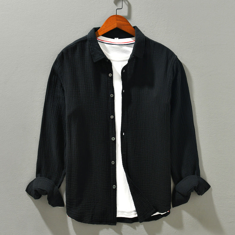 Mens Casual Shirt Lightweight Breathable Relaxed Fit