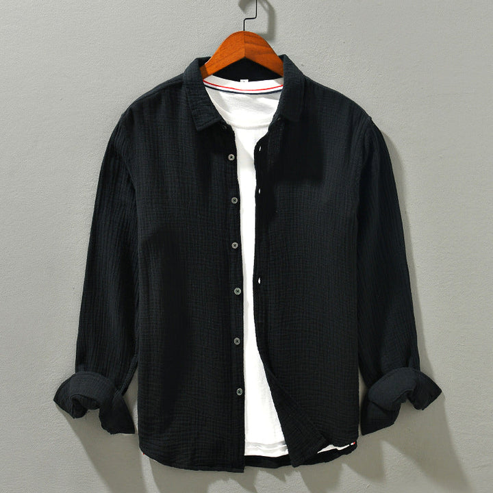 Mens Casual Shirt Lightweight Breathable Relaxed Fit