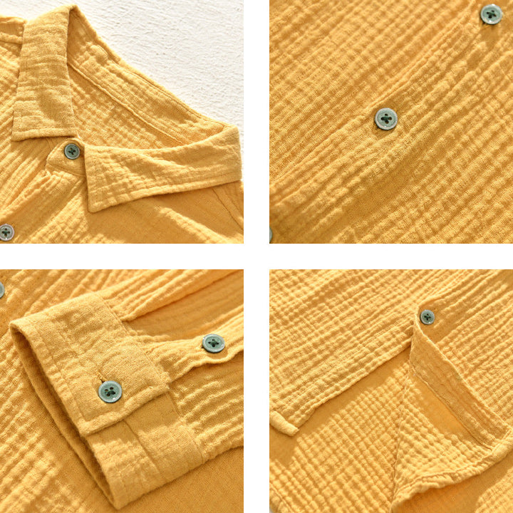Mens Casual Shirt Lightweight Breathable Relaxed Fit