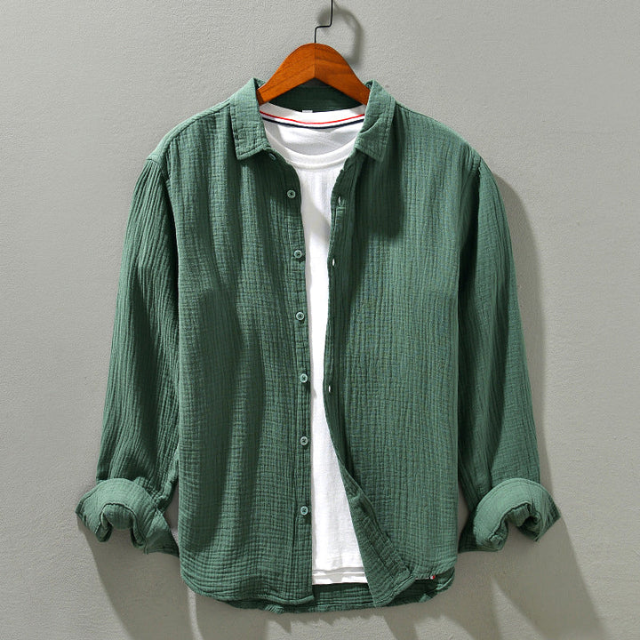 Mens Casual Shirt Lightweight Breathable Relaxed Fit