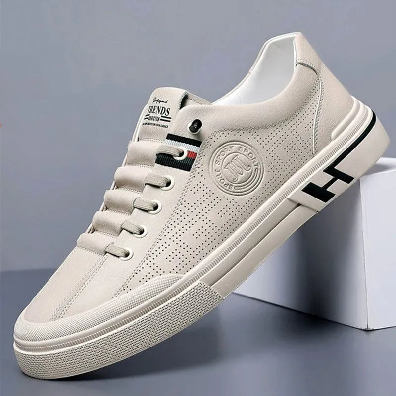 Casual Shoes Lace-Up Low Profile Cushioned Support - BritishMode