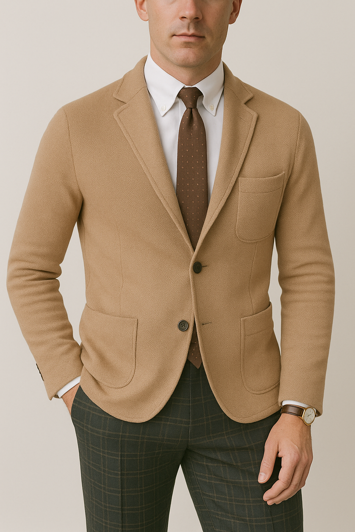 Mens Blazer Jacket Slim Fit Tailored Style