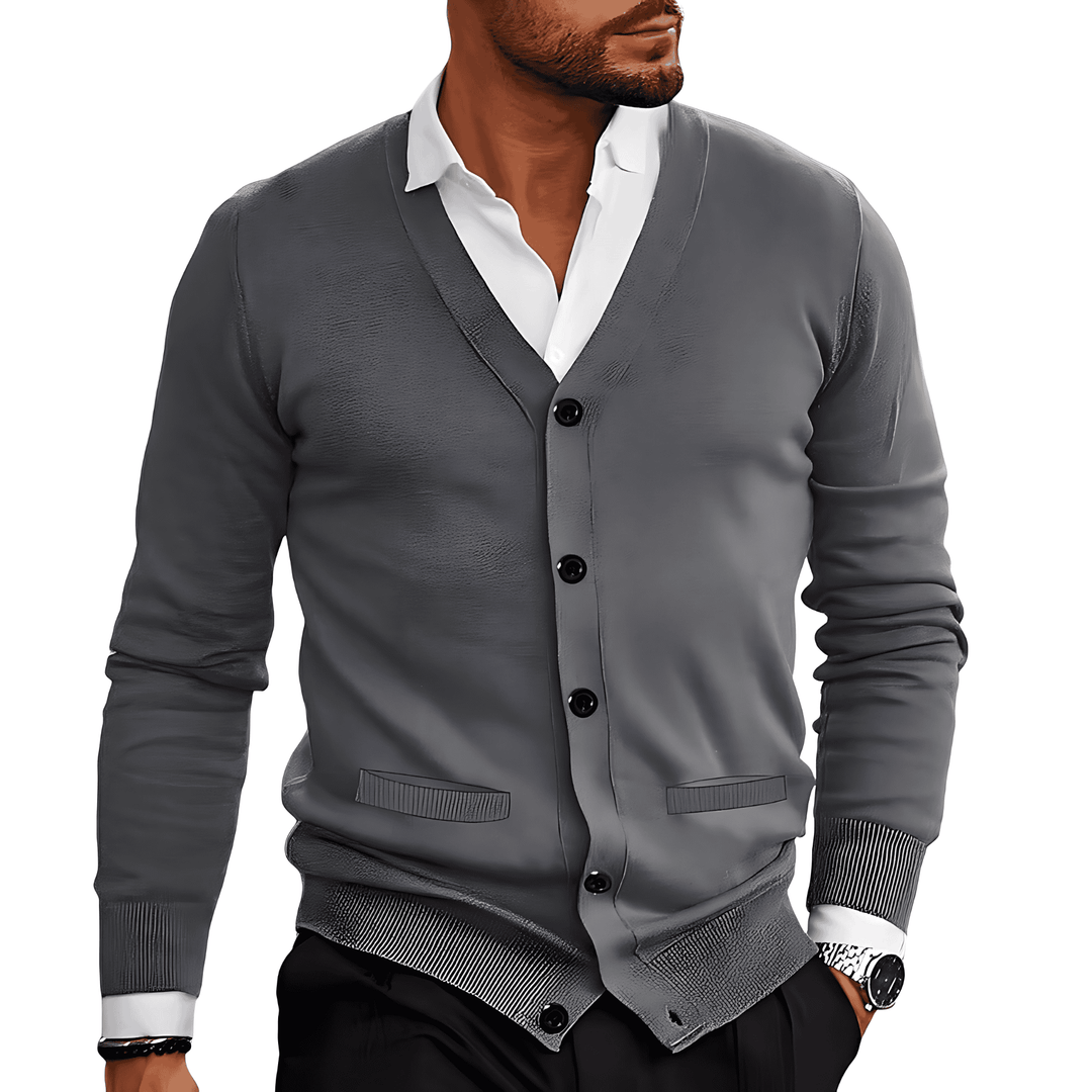 Womens Casual Cotton Cardigan Button Front - BritishMode
