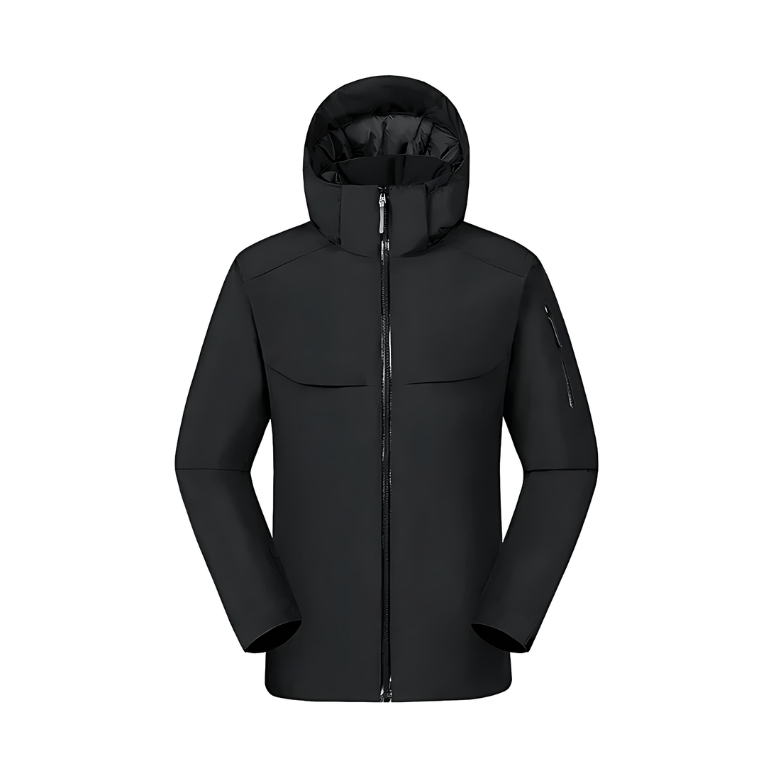 Unisex Casual Softshell Jacket with Hood - BritishMode