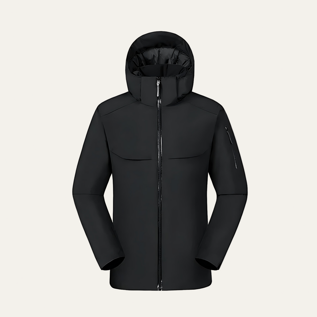 Mens Technical Hooded Jacket Streamlined Fit - BritishMode