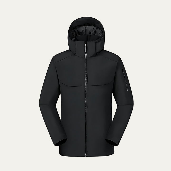 Mens Technical Hooded Jacket Streamlined Fit - BritishMode