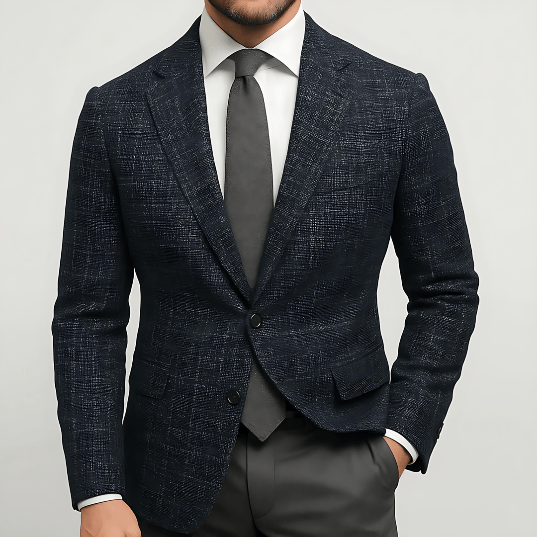 Mens Formal Blazer Tailored Classic Fit - BritishMode