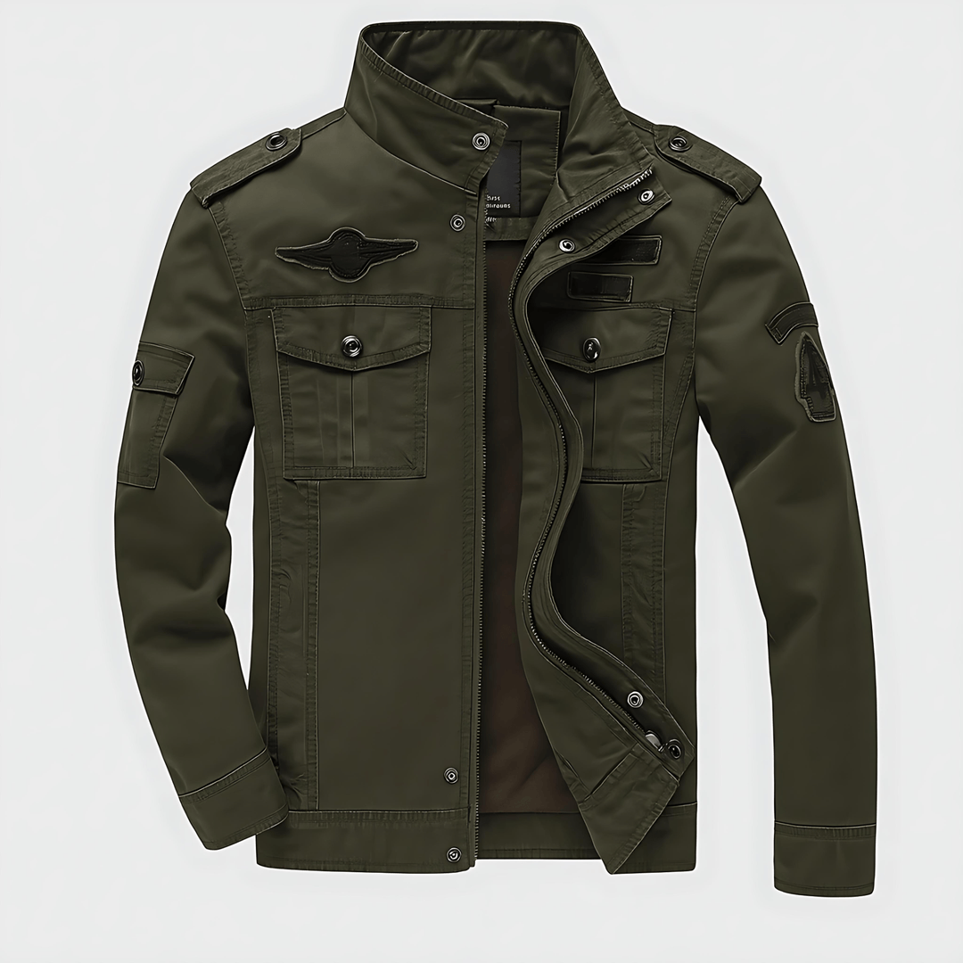 Mens Field Jacket with Utility Pockets Military Style - BritishMode