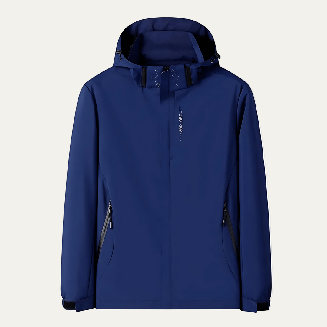 Mens Rain Jacket Technical Minimalist Fit - BritishMode