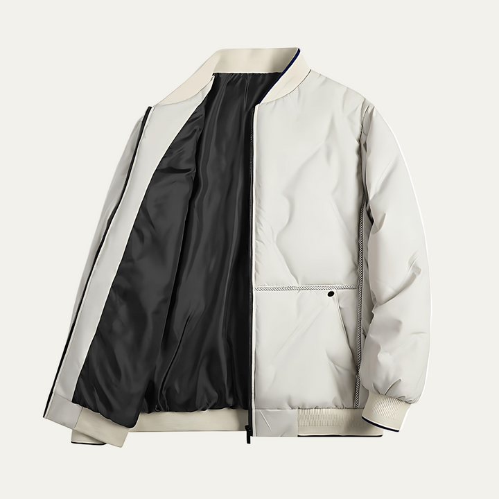 Mens Bomber Jacket Padded Contemporary Fit - BritishMode