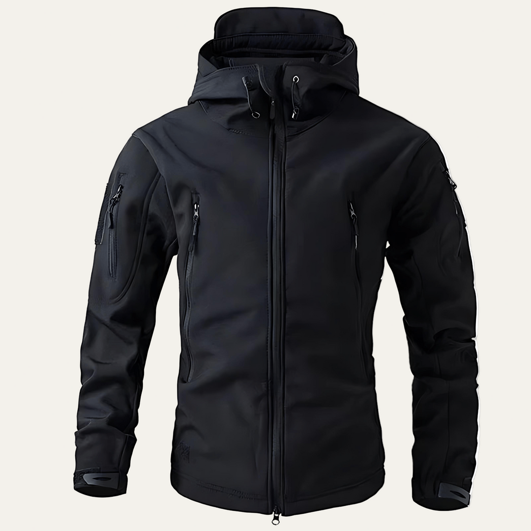 Mens Tactical Softshell Jacket with Hood - BritishMode