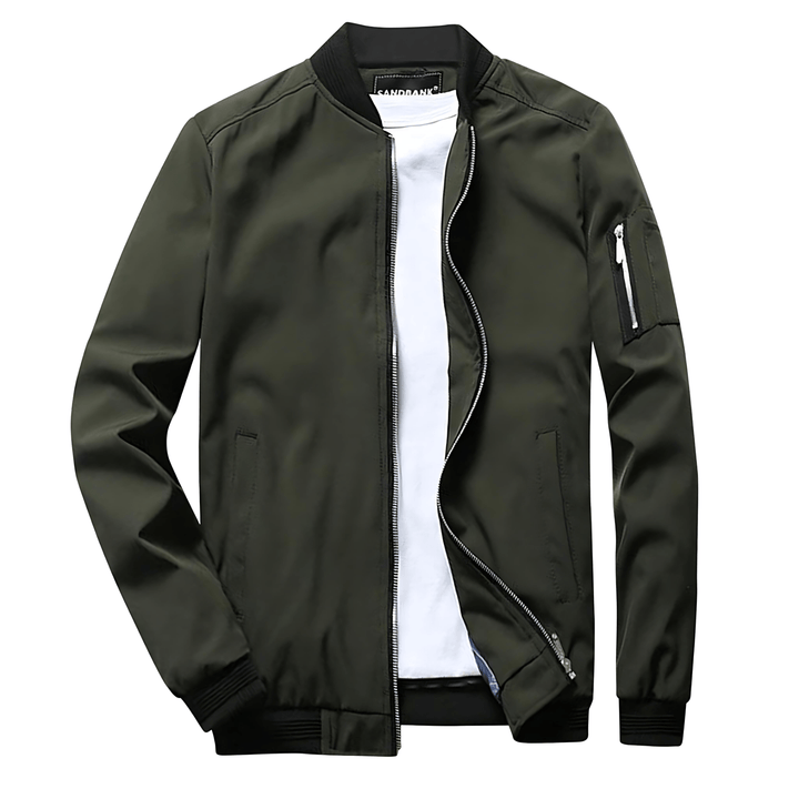 Mens Bomber Jacket with Utility Pockets Classic Fit - BritishMode