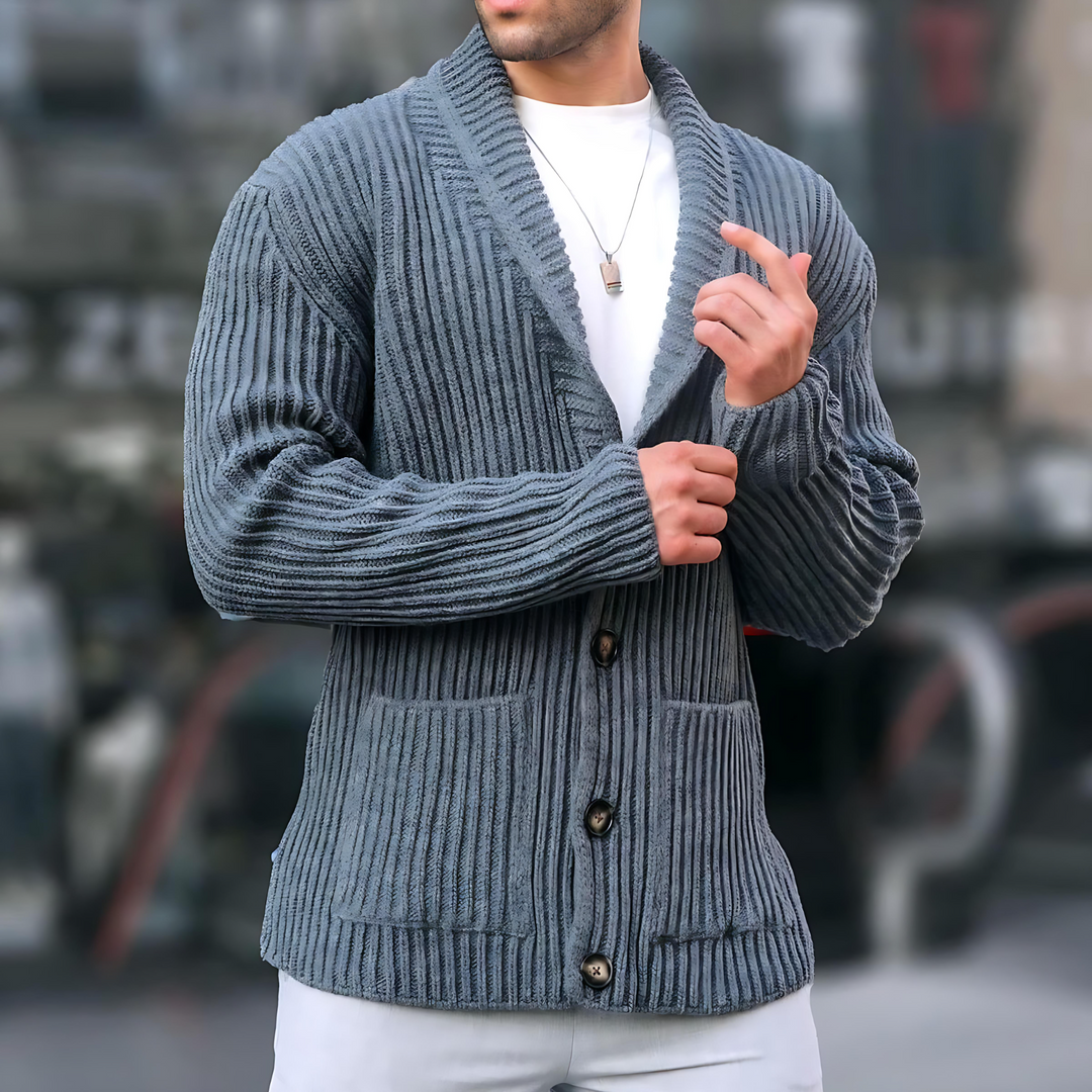 Womens Cardigan with Deep Neckline Modern Style - BritishMode