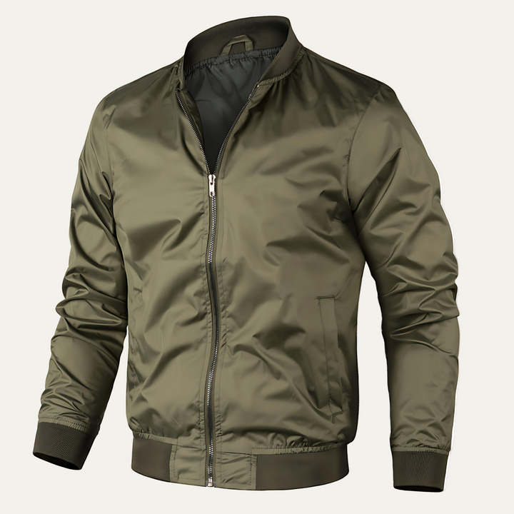 Mens Bomber Jacket Full Zip Classic Fit - BritishMode