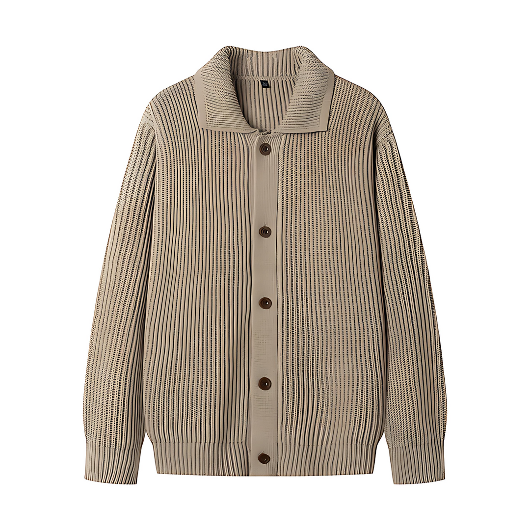 Womens Sporty Cardigan with Shawl Collar Relaxed Fit - BritishMode