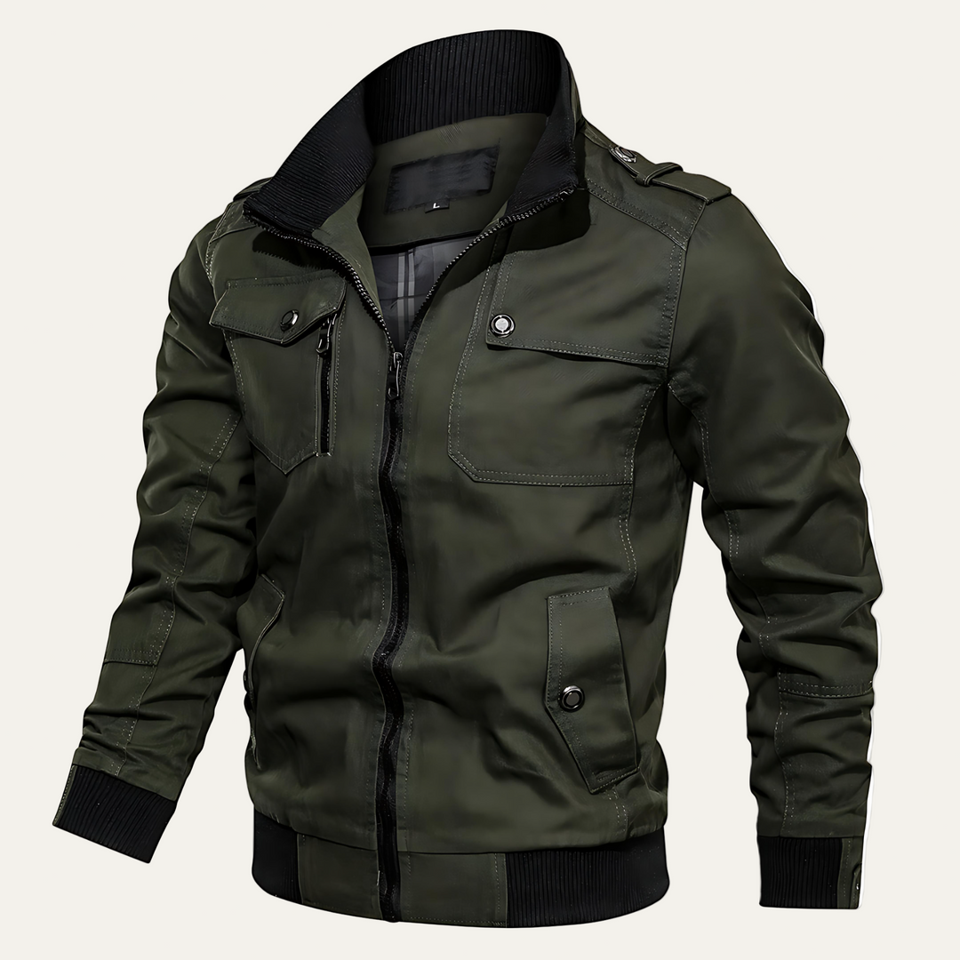 Mens Tactical Field Jacket Multi-Pocket Durable - BritishMode