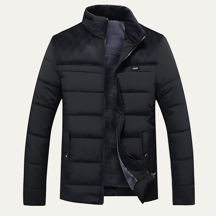 Mens Quilted Puffer Jacket Hip Length - BritishMode