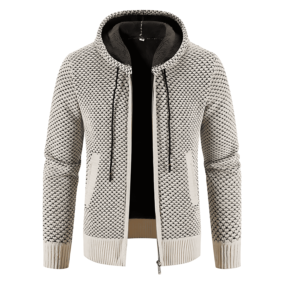 Womens Hooded Cardigan Knit Trendy Design - BritishMode