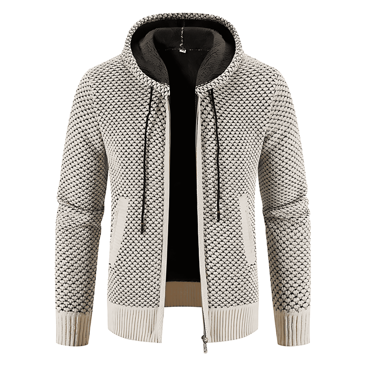 Womens Hooded Cardigan Knit Trendy Design - BritishMode
