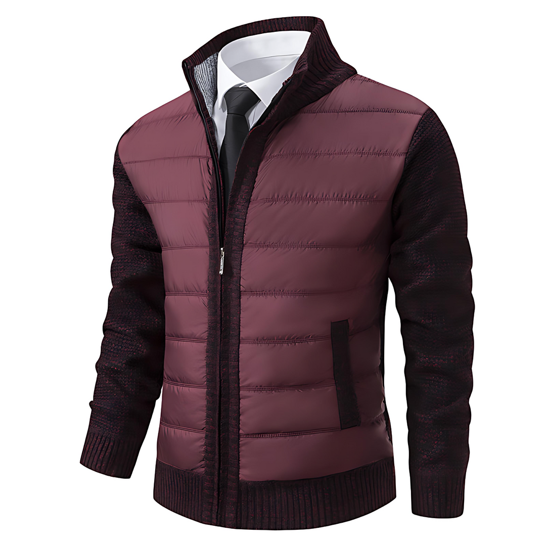 Womens Knit Zip-Up Cardigan Long Sleeve - BritishMode