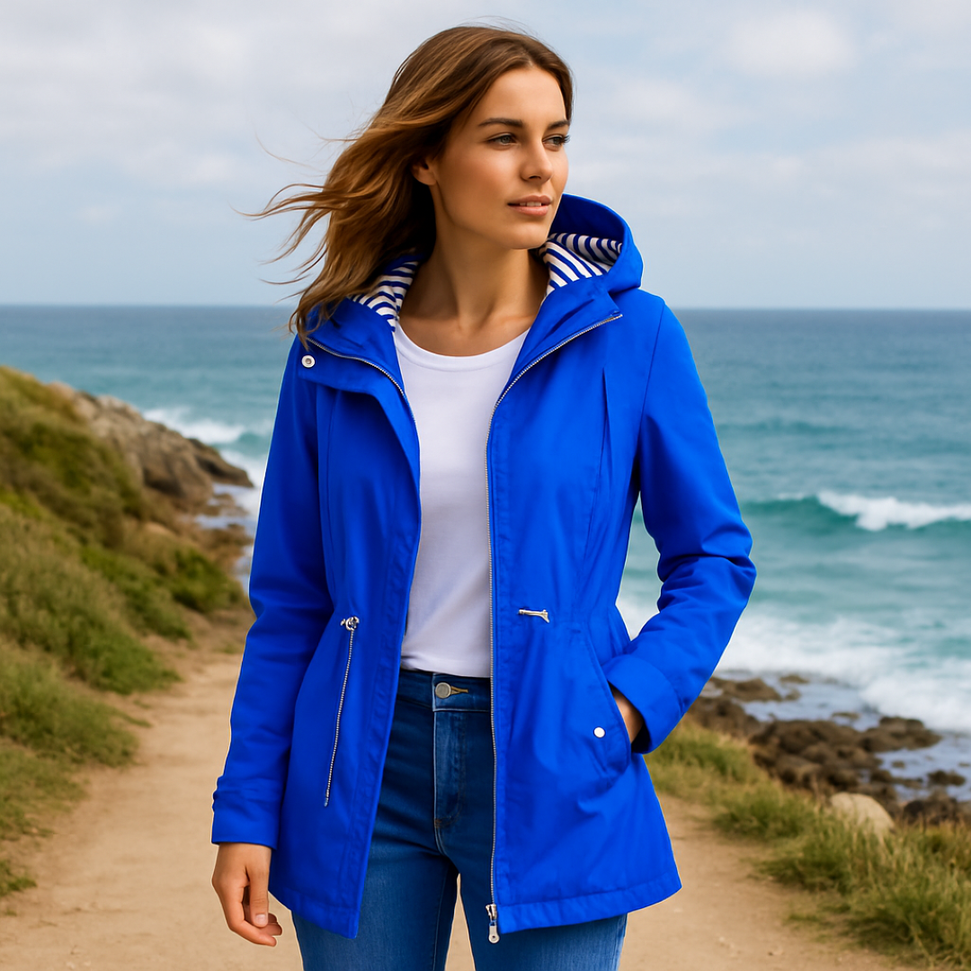 Womens Waterproof Parka Adjustable Fit with Hood Lining