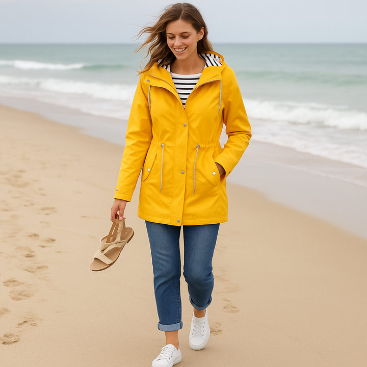 Womens Waterproof Parka Adjustable Fit with Hood Lining