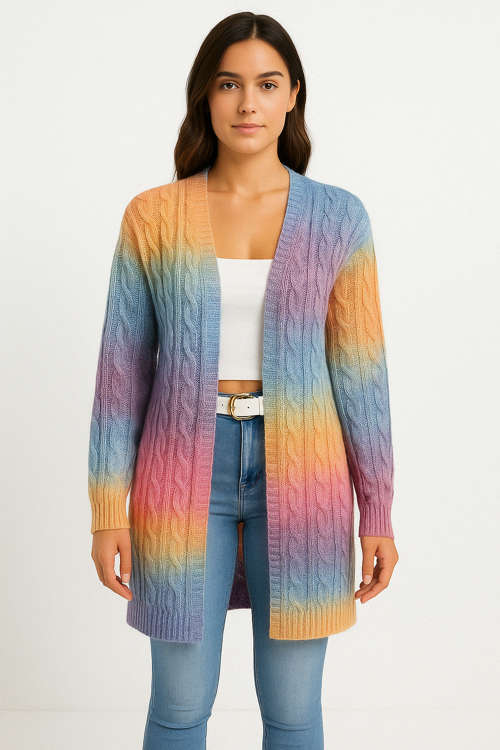 Womens Oversized Cardigan Sweater Soft Knit