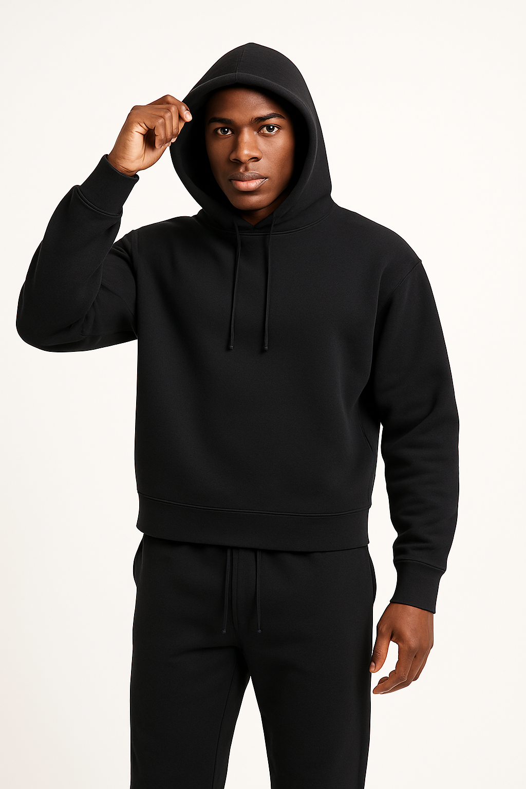 Mens Casual Hooded Sweatshirt Comfortable Fit - BritishMode