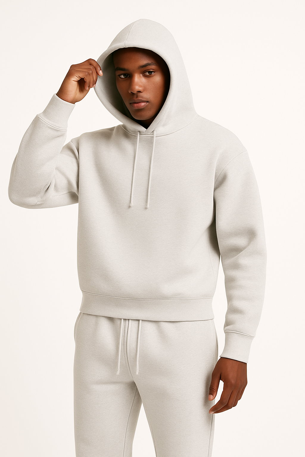 Mens Casual Hooded Sweatshirt Comfortable Fit