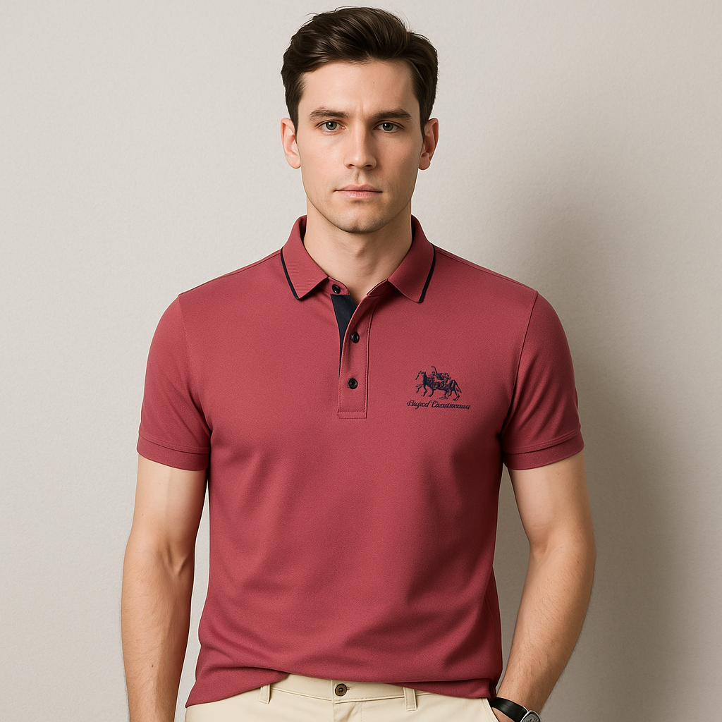 Mens Polo Shirt Cotton Classic Fit