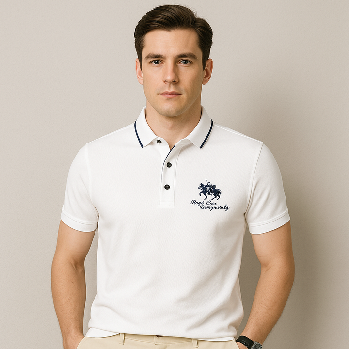 Mens Polo Shirt Cotton Classic Fit