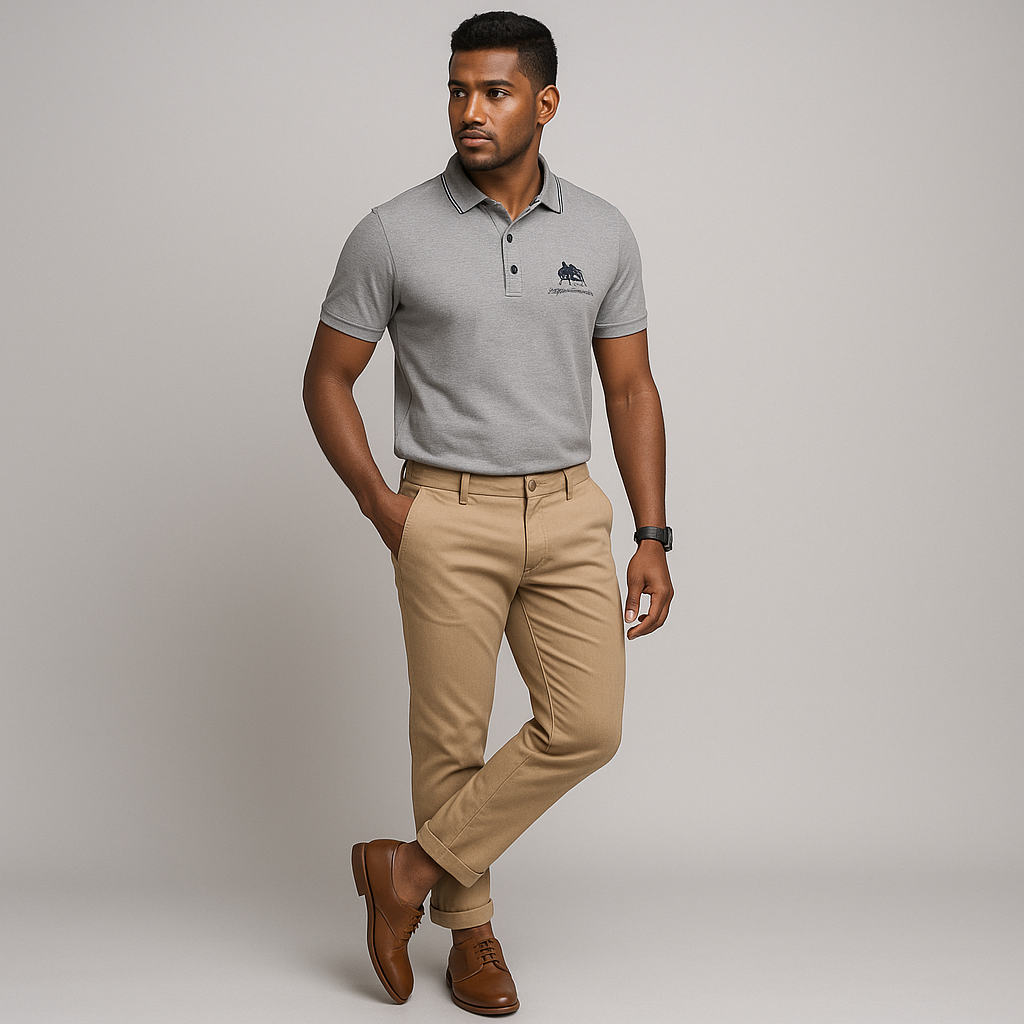 Mens Polo Shirt Cotton Classic Fit