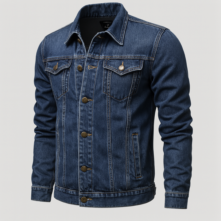 Mens Denim Trucker Jacket Classic Fit