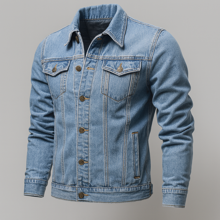 Mens Denim Trucker Jacket Classic Fit