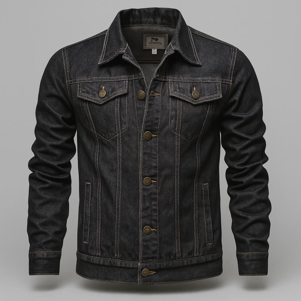 Mens Denim Trucker Jacket Classic Fit - BritishMode