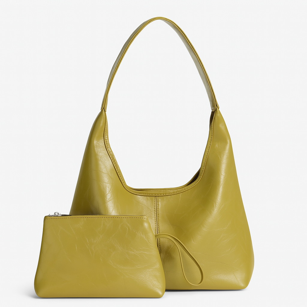 Womens Work Bag Vegan PU Leather Structured Style