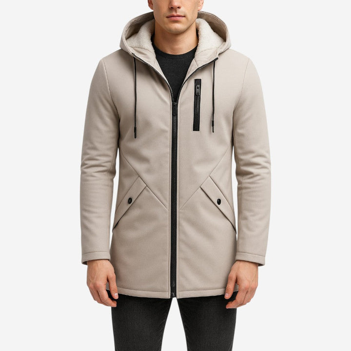 Unisex Hooded Jacket with Fleece Lining - BritishMode