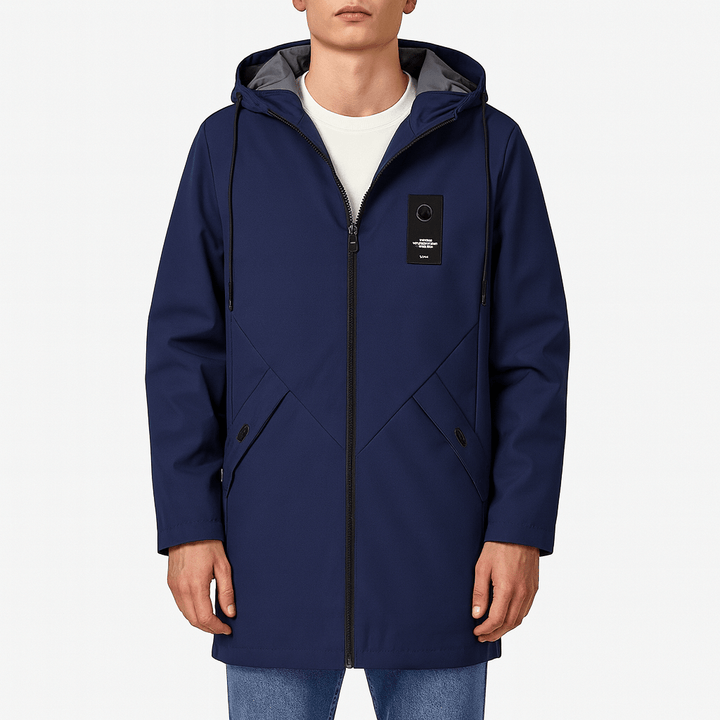 Unisex Hooded Jacket with Fleece Lining