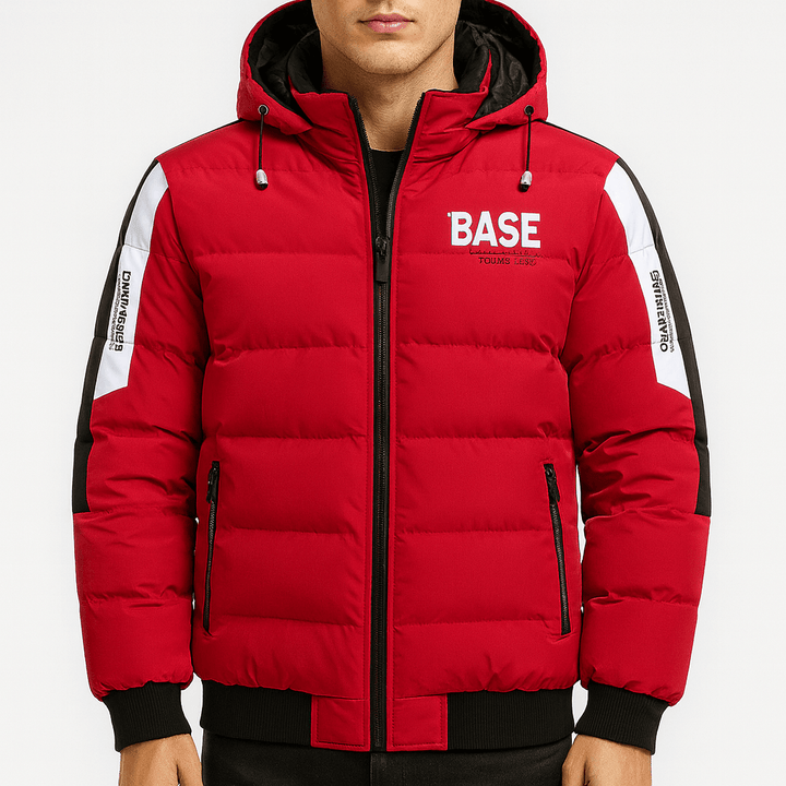 Unisex Quilted Puffer Jacket with Hood