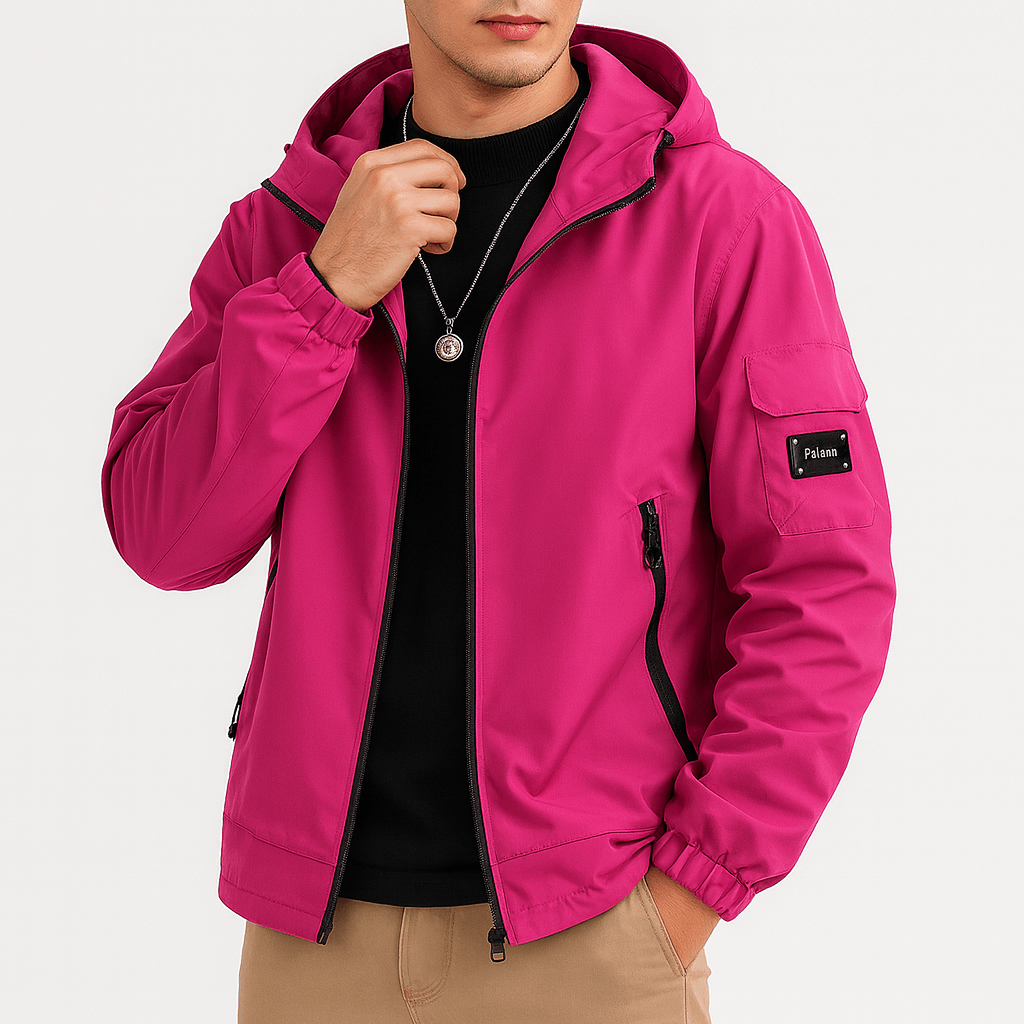Unisex Hooded Jacket Water-Resistant Lightweight