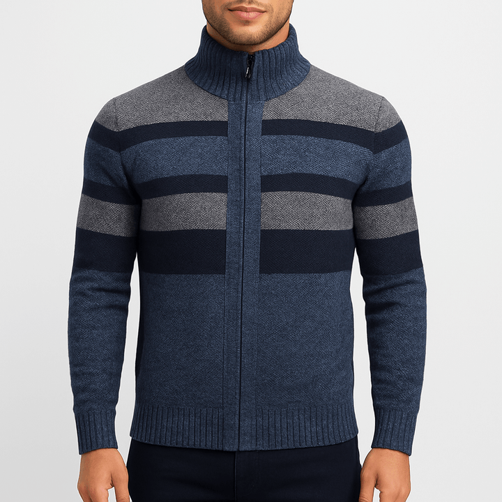 Womens Textured Knit Jacket Relaxed Fit - BritishMode