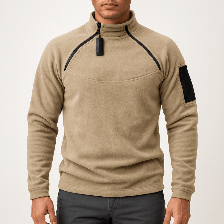 Mens Tactical Shirt Fleece Material Regular Fit - BritishMode