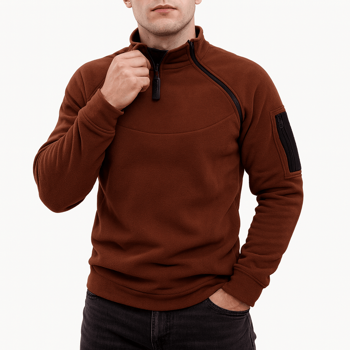 Mens Tactical Shirt Fleece Material Regular Fit