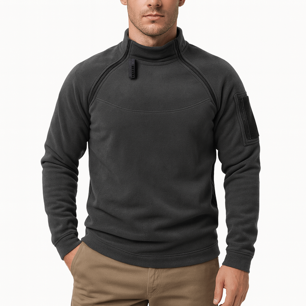 Mens Tactical Shirt Fleece Material Regular Fit